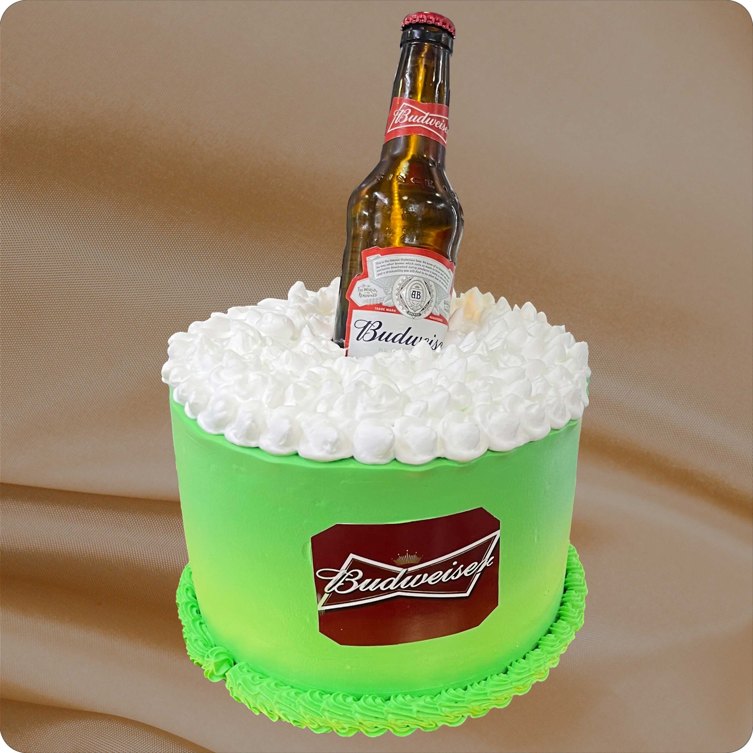 Budweiser - Decorated Cake by kerrycakesnewcastle - CakesDecor